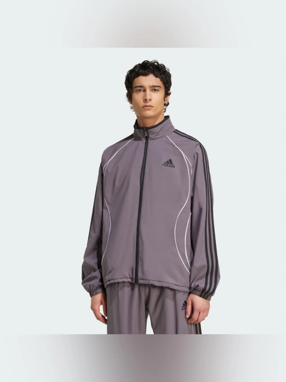 Men’s Adidas Teamgeist Adicolor Funnel Neck Loose Fit Woven Track Top Size 3XL